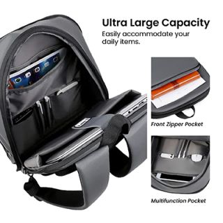 15.6" SLIM Expandable Laptop Backpack 03